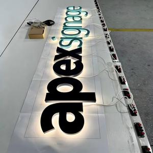 Letrero LED Acrílico Personalizado con Logotipo, Impermeable IP65, 2700K, Blanco Cálido Suave, Fácil Instalación, Publicidad Interior/Exterior para Tiendas - Product Image 3