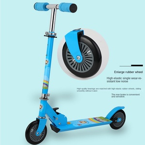 Explosions de voiture de bébé en plastique pliable de scooter de bicyclette à deux roues d'enfants pour l'âge d'enfant - Product Image 3