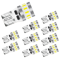 Bombillas LED AUXITO 194 para Luz de Matrícula, 6500K Blanco Brillante, Sin Errores Canbus, 168 2825 T10 W5W, Bombilla LED para Cúpula de Coche
