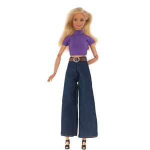 Nuevo 2026 Venta al por mayor Muñeca de moda con ropa intercambiable de 30 cm, 6 conjuntos de ropa para bebé, traje de moda, pantalones vaqueros, camiseta de manga corta opcional - Product Image 3