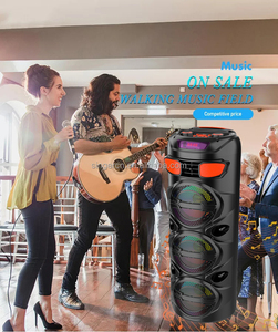 SING-E zqs6301 ngoài trời Loa bluetooth di động Hệ thống RGB LED chiếu sáng ba 6 inch 30 Wát Đảng đài phát thanh AUX - Product Image 5