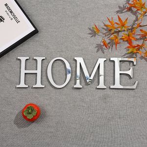Acrylic Alphanumeric <b>Number</b> Front Letter 3D Wall Sticker Birthday Wedding Party Decoration EVA Silver Wall <b>Poster</b> 15CM - Product Image 4