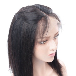 Peluca Frontal de encaje transparente personalizada, cabello humano brasileño de grado 10a, 4x4, gran oferta - Product Image 4