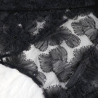 Nouvelle Abaya de luxe faite à la main à Dubaï, dentelle texturée, fleurs, perles, cardigan, robe modeste pour femmes musulmanes