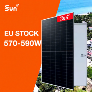 Panneau solaire monocristallin SUNPLUS 580W demi-cellule de type N pour double vitrage avec 22,5 % d'efficacité – Stock CA - Product Image 1