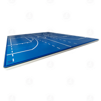 Prix d'usine DWF Matériel Gonflable Basketball Airtrack Sport Court Pour Trampoline Hall Arena
