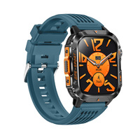 Reloj Inteligente HT36 con Pantalla IPS Cuadrada, Correa de Silicona, GPS, Monitor de Actividad Física, Brújula con Dirección Qibla, Llamadas Magnéticas, GloryFitPro
