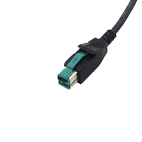 Cable NCR 1432-C478-0040 USB de 12 Voltios a 1X8 Latch-N-Lock de 4 Metros (13.12 Pies) 1432C4780040