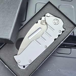 Navaja de Bolsillo Plegable para Caza, Personalizable OEM, de Grado Industrial, con Hoja de Acero Inoxidable S30V No Afilada y Mango de Plástico para Exteriores - Product Image 2