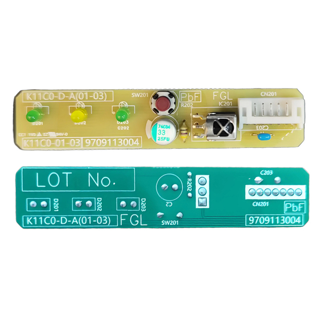 Fujitsu General Air Conditioner Reception Button Board K11C0-D-A Yellow JYWD Brand