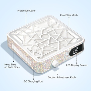 Extractor de Polvo para Uñas, Ventilador de Alta Potencia para Manicura, Aspiradora de Uñas con Filtro Extraíble para Herramientas de Salón - Product Image 6