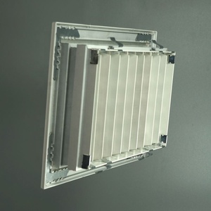 ตะแกรงอลูมิเนียมแบบ double-deflection สำหรับการลงทะเบียนของช่องระบายอากาศสูงผนังด้านข้างหรือ<span class=keywords><strong>เพดาน</strong></span> HVAC ระบายอากาศ<span class=keywords><strong>รู</strong></span> (DG-F) - Product Image 6