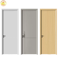 Porte intérieure en bois massif de style antique moderne, plusieurs types de portes de chambre sur mesure