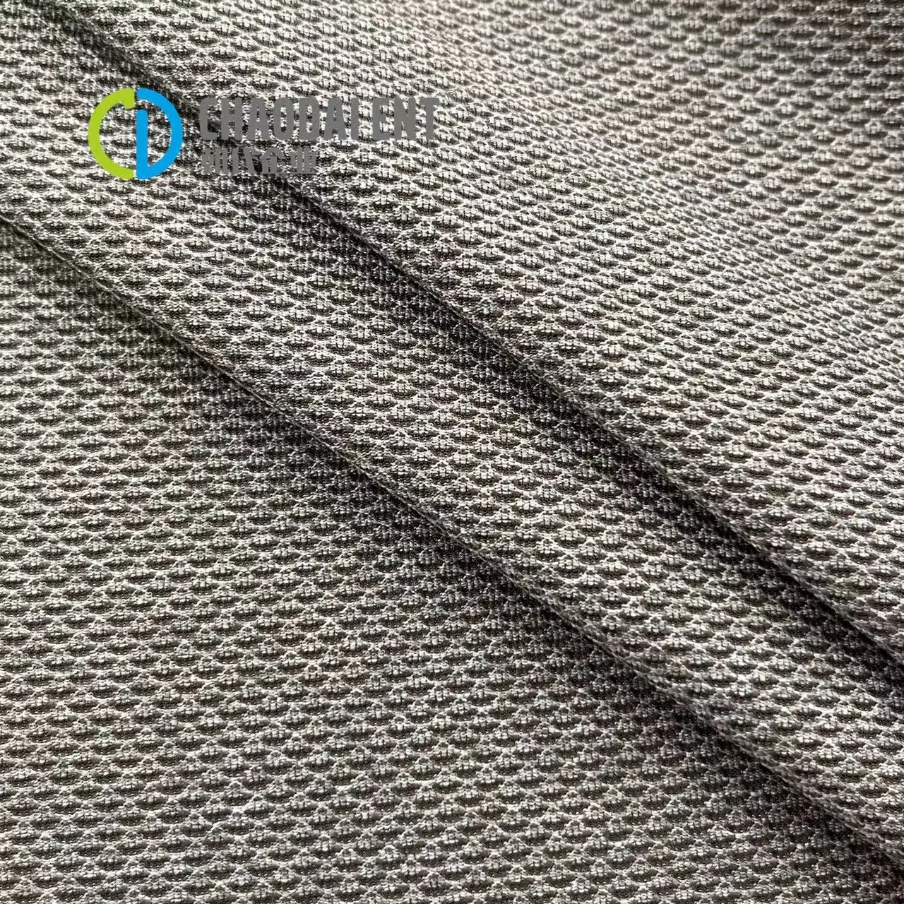 Kumaş tedarikçisi özel geri dönüşümlü polyester kumaş katyon jakarlı örgü kumaş spandex ile