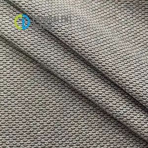 fabric supplier custom recycled polyester fabric Cationic jacquard mesh fabric With spandex