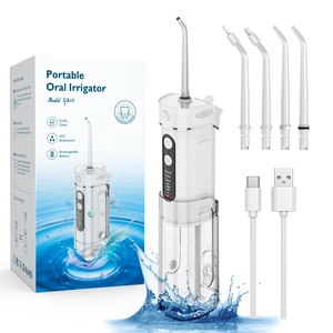 Mini <span class=keywords><strong>irrigador</strong></span> portátil de agua, limpiador bucal recargable por USB, <span class=keywords><strong>irrigador</strong></span> bucal inalámbrico para el cuidado <span class=keywords><strong>dental</strong></span> con bolsa de viaje - Product Image 2