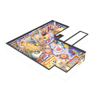 LUCKYPLAY Solution Clé en Main pour Aire de Jeux Intérieure : Grand Toboggan, Trampolines, Maison de Jeu, Parcours d'Obstacles, Grande Capacité, Taille Personnalisée pour