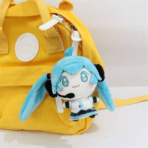 Vente en gros de poupées en peluche Miku de 10 à 16 cm, porte-clés, jouets en peluche - Product Image 3
