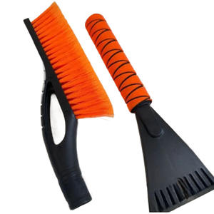 Brosse à neige pour <span class=keywords><strong>voiture</strong></span>, grattoir à glace pour pare-brise de <span class=keywords><strong>voiture</strong></span>, brosse à neige détachable - Product Image 2