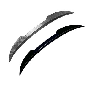 Audi Q3 F3 Sportback 2019+ Rear Trunk <b>Wing</b> Piano Black Carbon Fiber Texture ABS Spoiler Part 780 - Product Image 2
