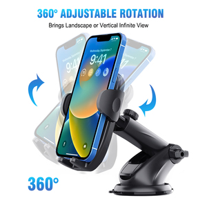 <span class=keywords><strong>Support</strong></span> de téléphone portable multifonctionnel pour voiture, ventouse puissante, rotation à 360°, <span class=keywords><strong>support</strong></span> universel pour tableau de bord et <span class=keywords><strong>pare</strong></span>-<span class=keywords><strong>brise</strong></span> pour <span class=keywords><strong>GPS</strong></span> et téléphone portable - Product Image 6