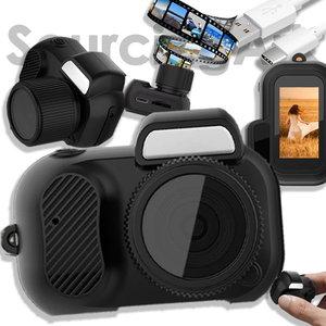 SourcingArk <b>Mini</b> Retro Sports Pocket Digital <b>Camera</b> Keychain Cute <b>Camera</b> Sensor Tiny Pixel Photos Videos MicroSD 1080P 120 - Product Image 1