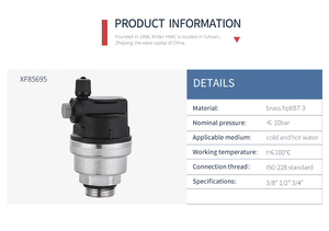 Vanne <span class=keywords><strong>de</strong></span> <span class=keywords><strong>purge</strong></span> en laiton antique, pièces <span class=keywords><strong>de</strong></span> chauffage au sol, système <span class=keywords><strong>de</strong></span> contrôle <span class=keywords><strong>de</strong></span> chauffage au sol - Product Image 2