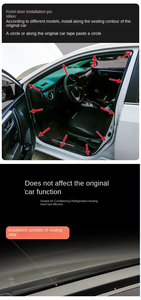 Bande d'étanchéité spéciale pour console centrale de voiture Land Rover Bande d'étanchéité pour pare-brise avant Bande de réduction de la poussière et du bruit-Coupe personnalisée - Product Image 2