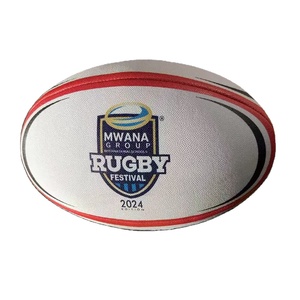 Balón de Rugby Profesional Personalizado de Fábrica OEM para Entrenamiento, con Buen Agarre y Calidad Superior - Product Image 1