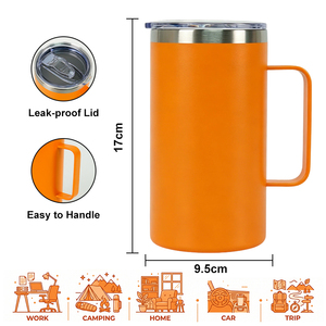 Multi Purpose Water Bottle Tumbler 304 Steel Insulated <strong>Cup</strong> <strong>Works</strong> <strong>for</strong> Home Office Car Outdoor - Product Image 2