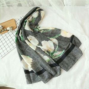 Nuevo Pañuelo de Seda Sintética de Doble Uso para Mujer, Protección Solar, Vacaciones en la Playa, Verano - Product Image 4