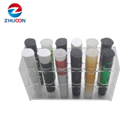 Présentoir acrylique de produit de santé de dessus de table de comptoir de magasin, présentoir de probiotiques de vitamine de magasin de détail