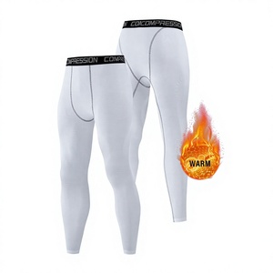 <b>Mens</b> Breathable <b>Compression</b> Leggings Stretch Comfort Flexible Athletic Running Workout Fitness Exercise <b>Tights</b> Moisture Wicking - Product Image 1