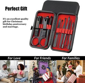 Sıcak satış paslanmaz çelik tırnak makası seti kişisel bakım taşınabilir seyahat tırnak makası aracı çok parça hediye seti ile özel LOGO - Product Image 6