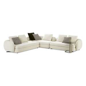 Set Divani di Lusso dal Design Italiano Post-Moderno in Tessuto Divano Letto Nordico per Soggiorno <span class=keywords><strong>Mobili</strong></span> per la <span class=keywords><strong>Casa</strong></span> di Tendenza - Product Image 5
