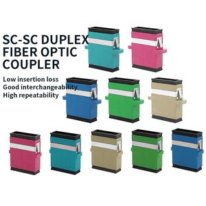 FC FC Simplex Multimode Fiber Optic Coupler การจัดตำแหน่งอย่างแม่นยำ อะแดปเตอร์โลหะที่ทนทาน การออกแบบที่กะทัดรัด - Product Image 3