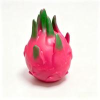 Jouet Squishy Dragon Fruit Croustillant Adorable en TPR à Remontée Lente Anti-Stress ASMR Son Crouissant Sensoriel Étrangement Apaisant Vente en Gros