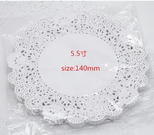 Bloem Papier Pad Ronde Servies Pad Cake Papier Pad Kant Papier Bodem