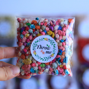 Confezione personalizzata 10 g/borsa di <span class=keywords><strong>coriandoli</strong></span> <span class=keywords><strong>biodegradabili</strong></span> Mix di Confetti a petali secchi naturali per matrimonio lavanda gelsomino petali di rosa - Product Image 2