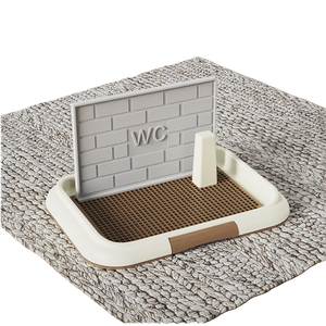 Cacca da bagno per cani marrone che pulisce varie dimensioni di schizzi Anti-urina a griglia per cani impedisce di spingere le feci lettiera per animali domestici - Product Image 5