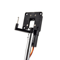 Train d'atterrissage électrique rétractable pour avion RC, avec roues directionnelles de 2 pouces, amortisseur télescopique fin ZY15091SM 80003
