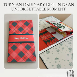 Tarjetero de Navidad con diseño de libro, impresión offset en papel, recuerdos de fiesta, regalo personal para compañeros de clase - Product Image 4