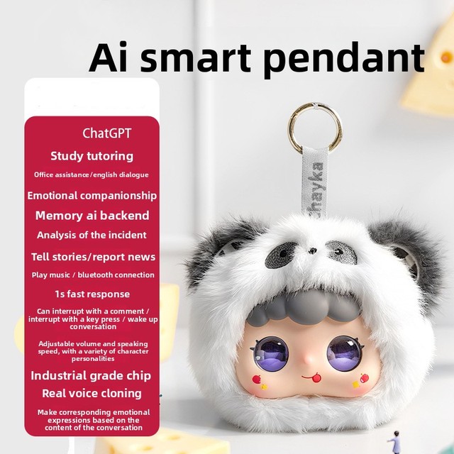AI Smart Interactive Plush Charm Electronic Pet Soothing Companion Doll Gift