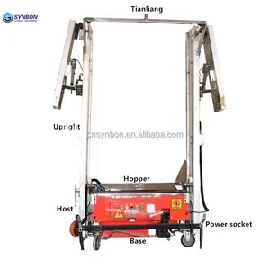SYNBON la nuova macchina automatica per intonaco a parete rende il riempimento dell'olio rende la macchina per intonaco di cemento Spray