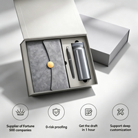 Stylos en métal promotionnels de haute qualité Starlink OEM ODM et ensemble cadeau d'affaires avec bloc-notes A5 avec logo personnalisé - Boîte cadeau d'entreprise