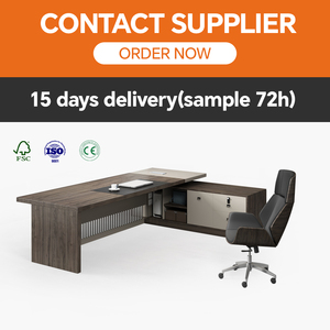 Escritorio Ejecutivo Moderno de Lujo, Convertible, de Madera, Muebles de Oficina, Precio para Gerente y Mesa de Oficina - Product Image 6
