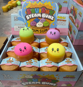 Simulation Steamed Bun Orange Banana Decompression Kneading Fun Slow Rebound Toy for All Ages - Product Image 1