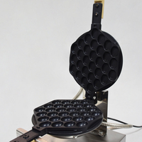 Offre Spéciale Mini gaufrier électrique Commercial Hongkong oeuf bulle poêle à frire gaufrier Machine oeuf forme gaufrier Machine