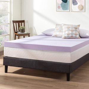 10Cm 4 Inch Bộ Nhớ Bọt Nệm <span class=keywords><strong>Topper</strong></span> Nhẹ Nhàng Hoa Oải Hương Truyền Mềm Massage Không Khí Các Tính Năng Cho Vua Nữ Hoàng Kích Thước Giường Cho Khách Sạn - Product Image 4