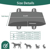 Cercueil pour animaux de compagnie, sac de transport pour chien et chat, boîte funéraire commémorative, crémation digne, logo personnalisé, OEM/ODM accepté, style américain rectangulaire
